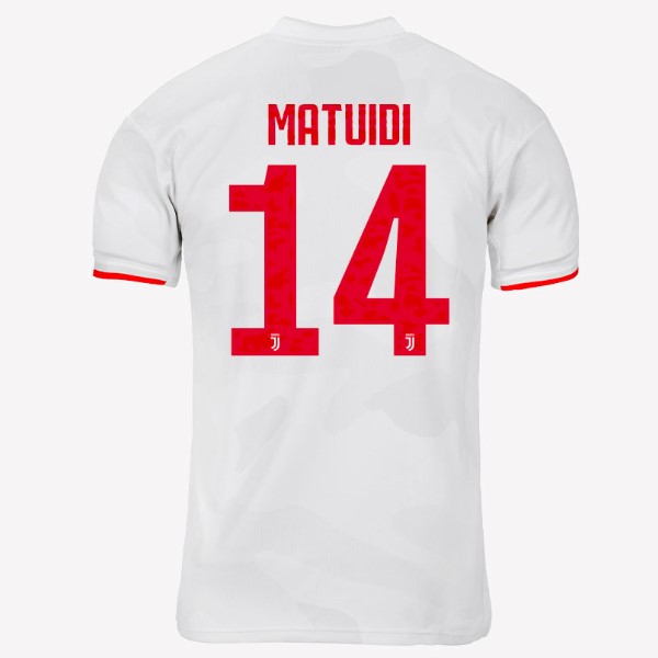 Camiseta Juventus NO.14 Matuidi 2ª Kit 2019 2020 Gris Blanco
